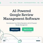 Reviewly.ai Google review management software homepage
