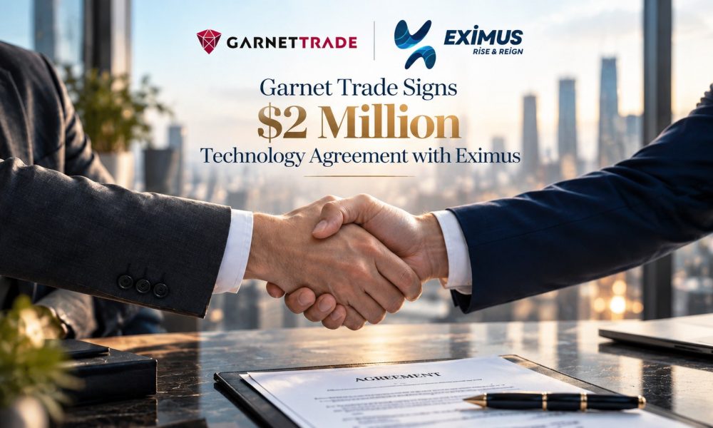 Garnet Trade and Eximus technology agreement announcement: Digital Ecosystem Push Sees Garnet Trade Agree $2 Million Eximus Deal