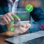 Personal loan approved on a mobile phone, illustrating Evlo consumer lending and collections technology