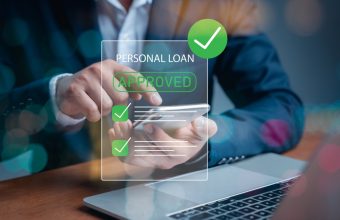 Personal loan approved on a mobile phone, illustrating Evlo consumer lending and collections technology