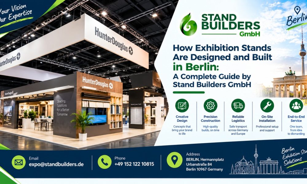 Stand Builders GmbH exhibition stand design and construction in Berlin